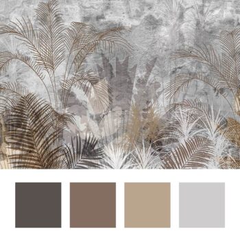 Фототапет Jungle Grey – Мистичен растителен свят