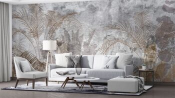Фототапет Jungle Grey – Мистичен растителен свят